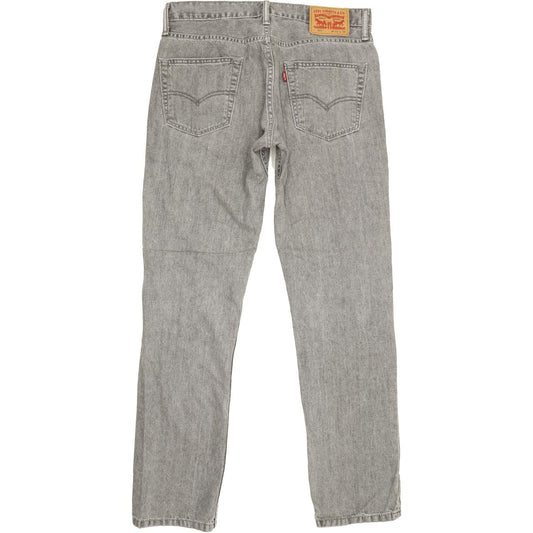 Levi's 511 Men Grey Straight Slim Jeans W33 L31