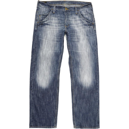 Lee Ripley 3-Needle Men Blue Straight Regular Jeans W36 L32
