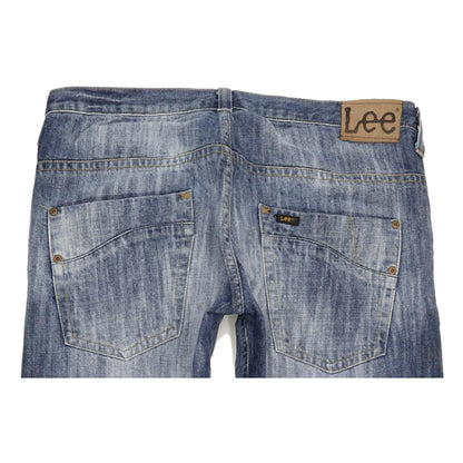 Lee Ripley 3-Needle Men Blue Straight Regular Jeans W36 L32