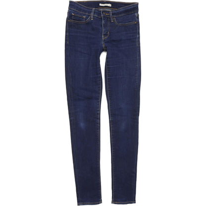 Levi's 311 Women Blue Skinny Slim Stretch Jeans W27 L34