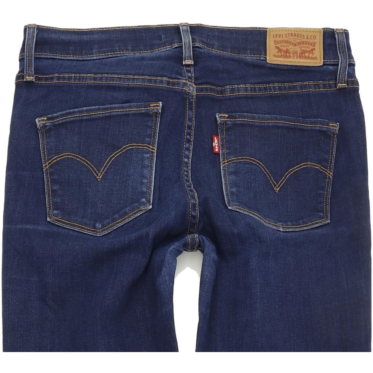 Levi's 311 Women Blue Skinny Slim Stretch Jeans W27 L34