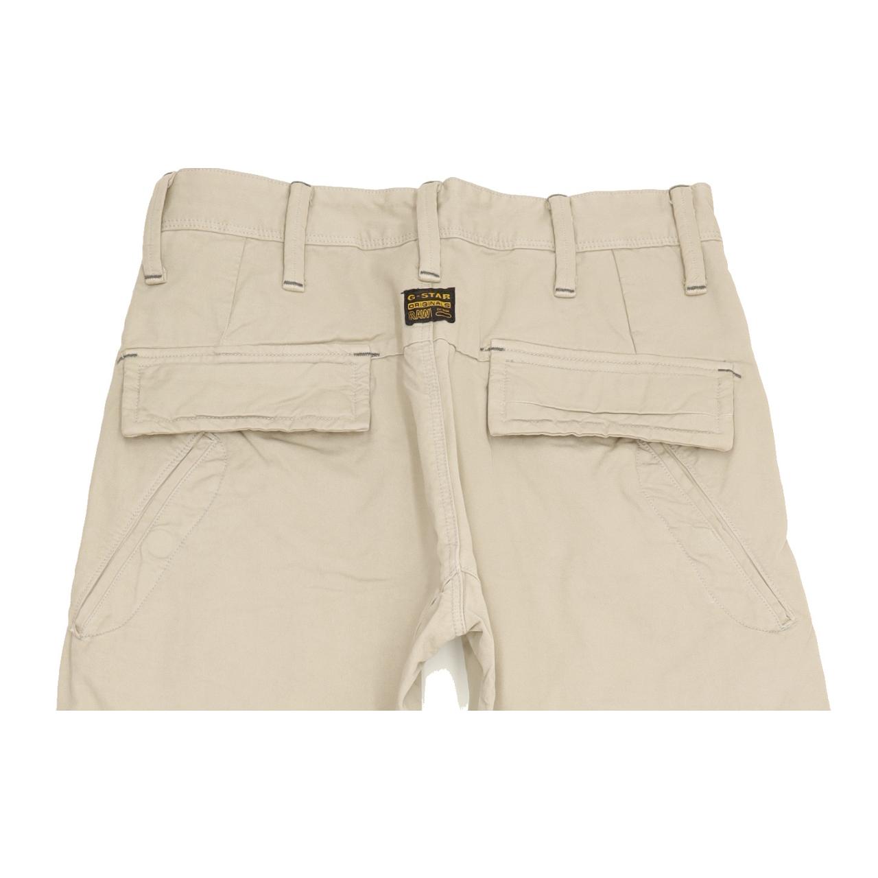 G-Star 3D Multi Pant Men Beige Straight Regular Jeans W28 L29