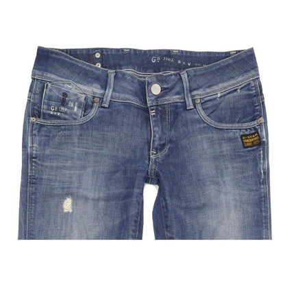 G-Star Fender Women Blue Skinny Slim Stretch Jeans W29 L35