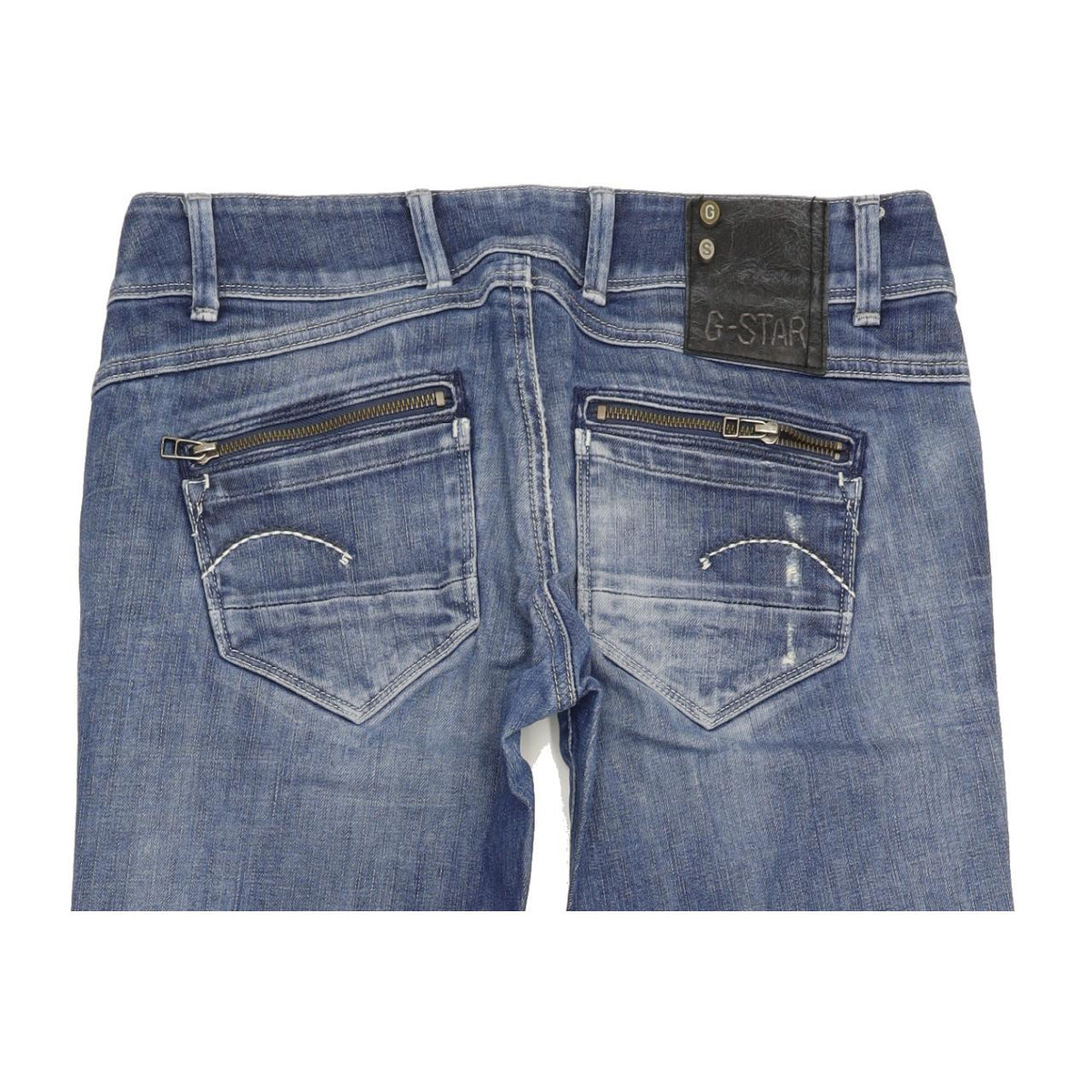 G-Star Fender Women Blue Skinny Slim Stretch Jeans W29 L35