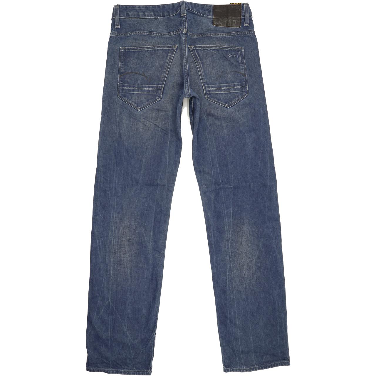 G-Star Morris Men Blue Straight Slim Jeans W31 L32