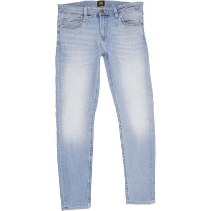 Lee Malone Women Blue Straight Slim Stretch Jeans W32 L29
