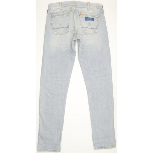 Wrangler Colton Men Blue Straight Slim Jeans W31 L34