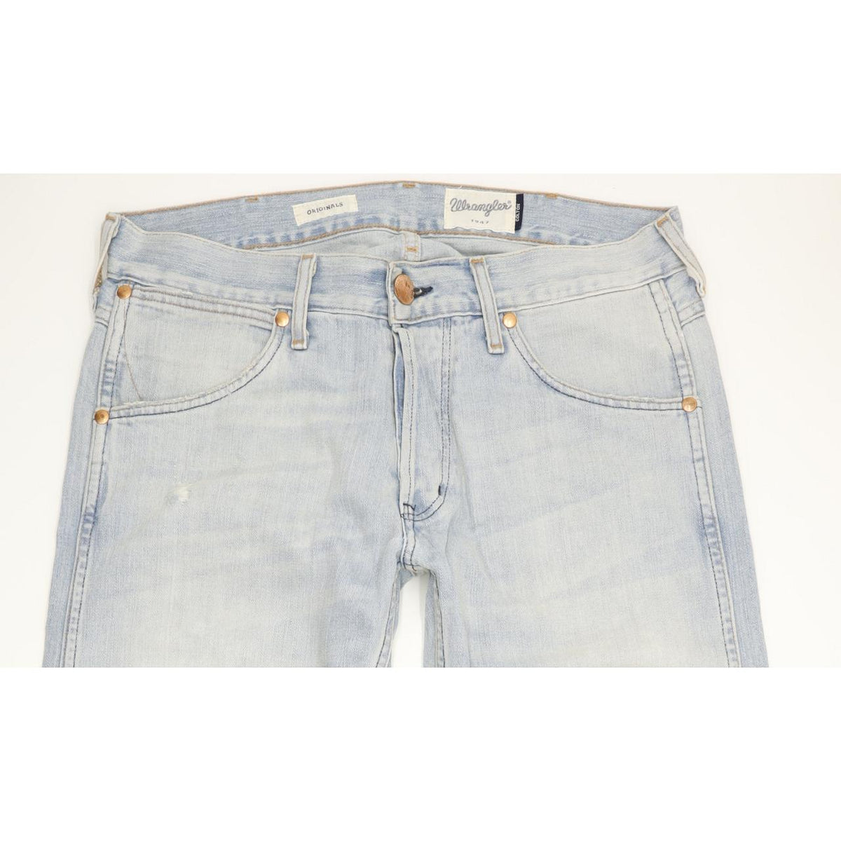 Wrangler Colton Men Blue Straight Slim Jeans W31 L34
