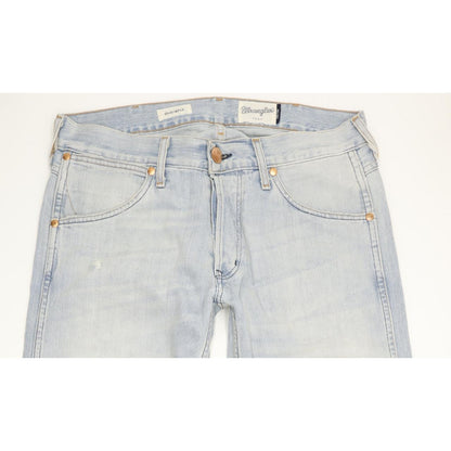 Wrangler Colton Men Blue Straight Slim Jeans W31 L34