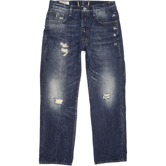 G-Star Hank Men Blue Straight Loose Jeans W33 L29