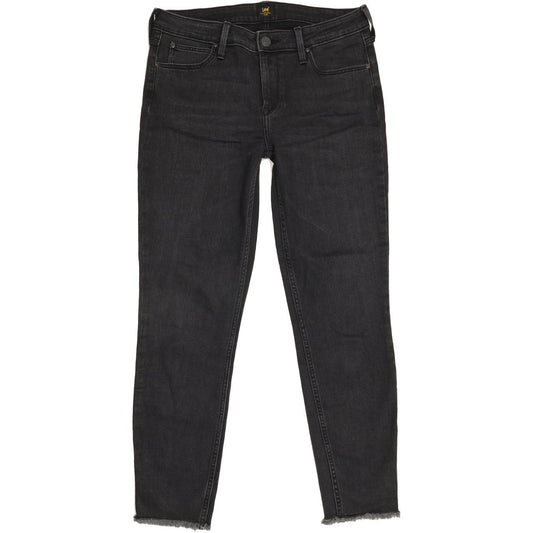 Lee Scarlet Women Black Skinny Slim Jeans W31 L27