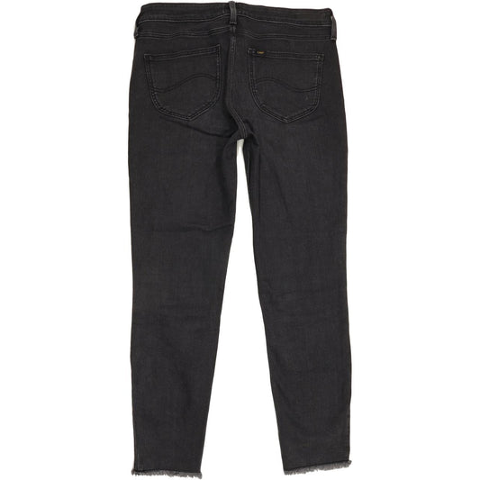 Lee Scarlet Women Black Skinny Slim Jeans W31 L27