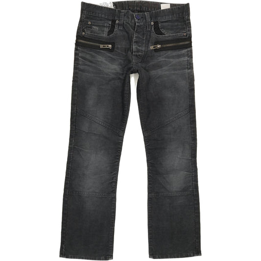 G-Star 3301 Plus Sudden Men Grey Straight Regular Jeans W31 L28