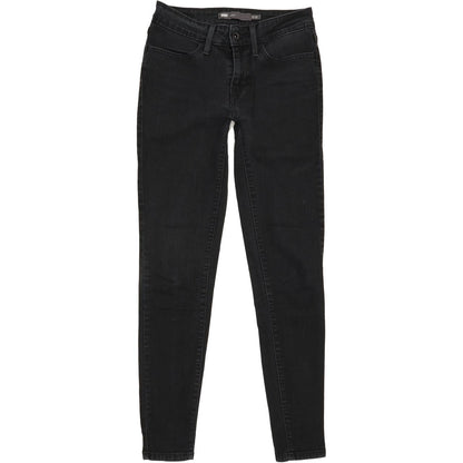 Levi's Women Black Skinny Slim Stretch Leggings W25 L28