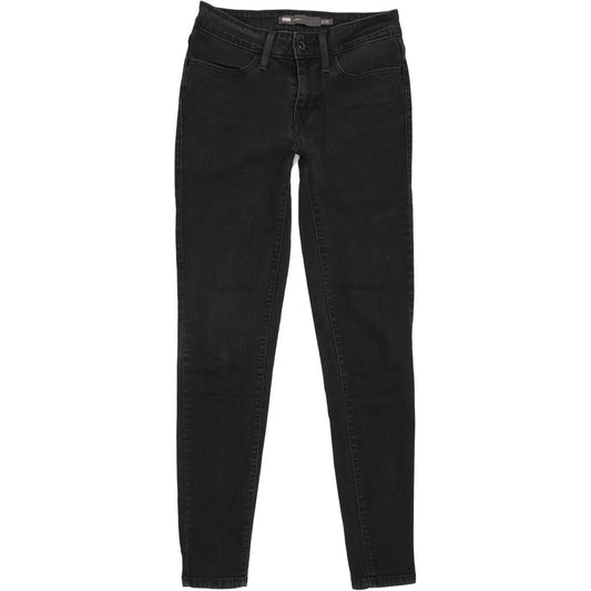 Levi's Women Black Skinny Slim Stretch Leggings W25 L28