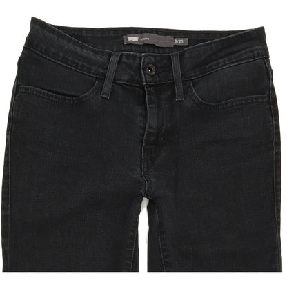 Levi's Women Black Skinny Slim Stretch Leggings W25 L28