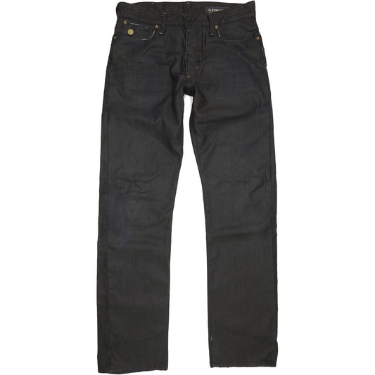 G-Star Lumber Men Navy Straight Regular Stretch Jeans W31 L34