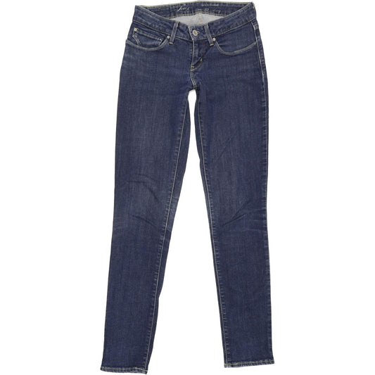 G-Star Bold Curve Women Blue Skinny Slim Stretch Jeans W27 L32
