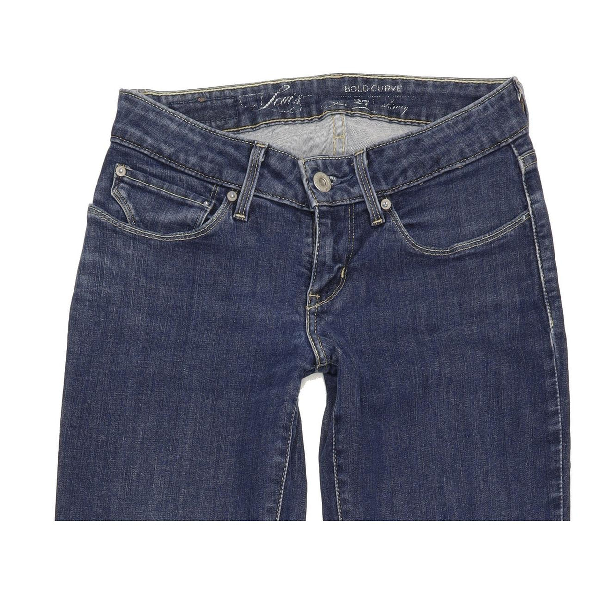G-Star Bold Curve Women Blue Skinny Slim Stretch Jeans W27 L32