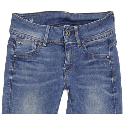 G-Star Lynn Women Blue Skinny Slim Stretch Jeans W24 L29