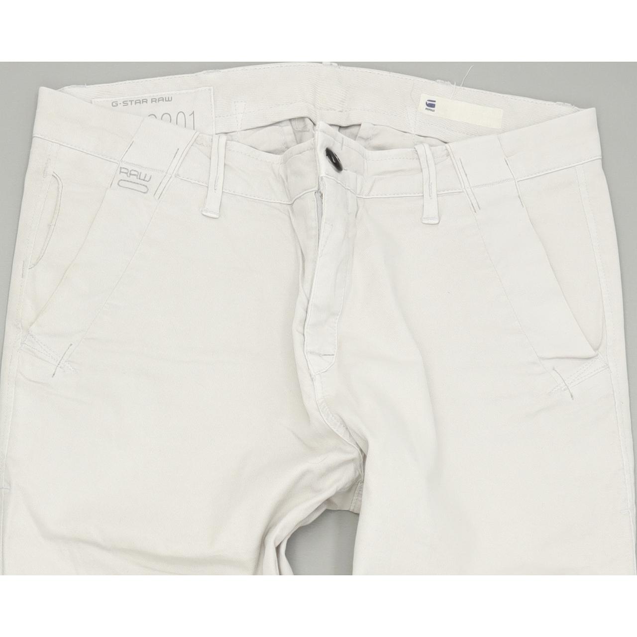 G-Star Bronson  Women Beige Straight Regular Chino Jeans W27 L32