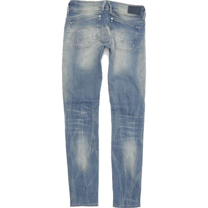 G-Star Lynn Mid Women Blue Skinny Slim Stretch Jeans W27 L32