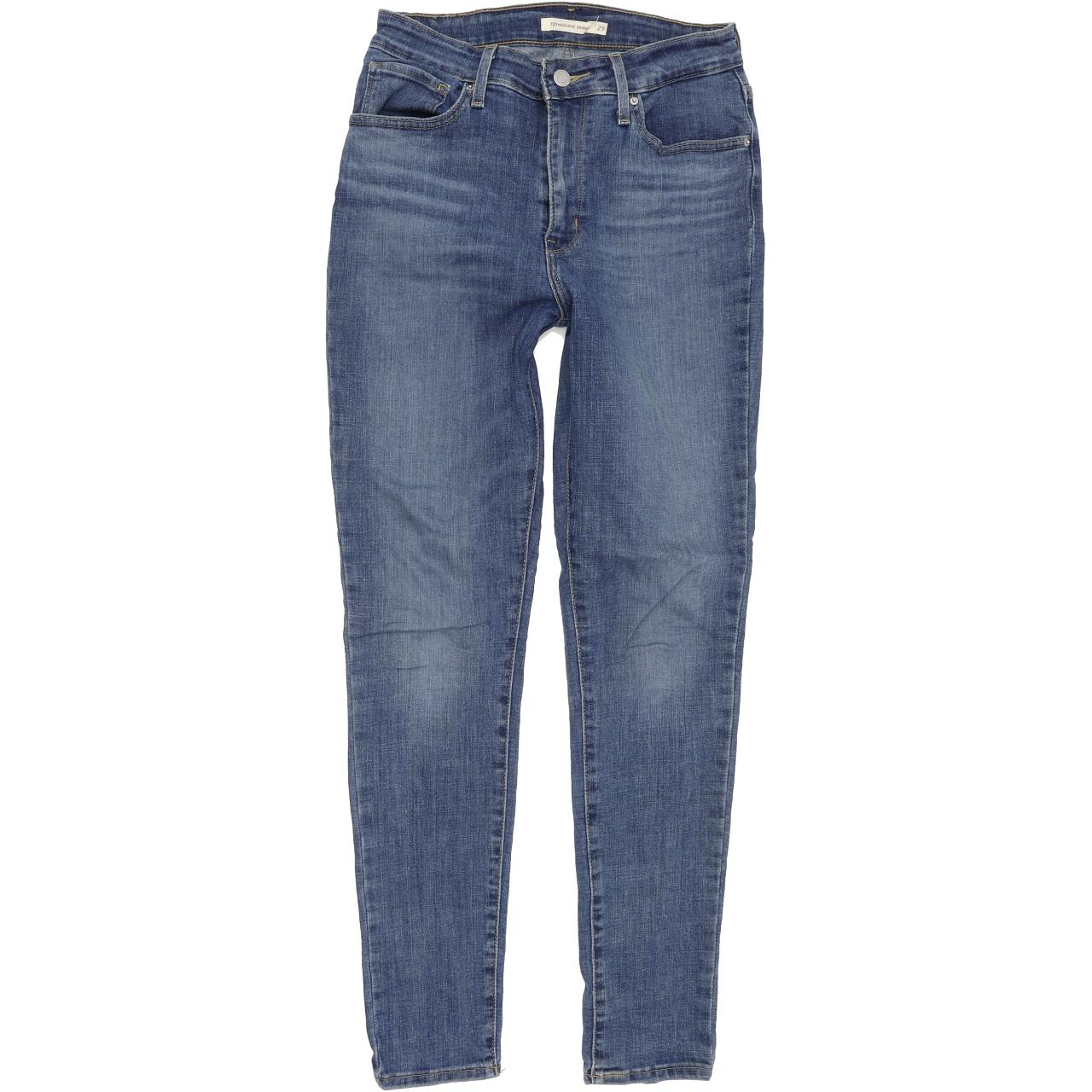 Levi's 721 High Rise Women Blue Skinny Slim Stretch Jeans W29 L30