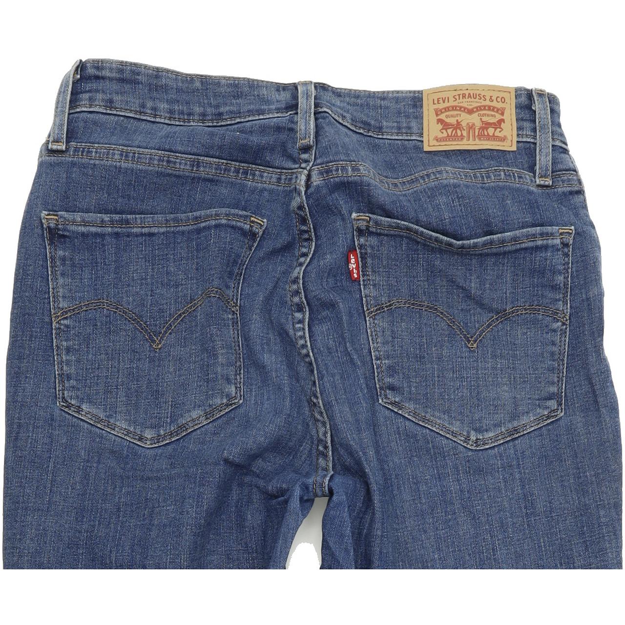 Levi's 721 High Rise Women Blue Skinny Slim Stretch Jeans W29 L30