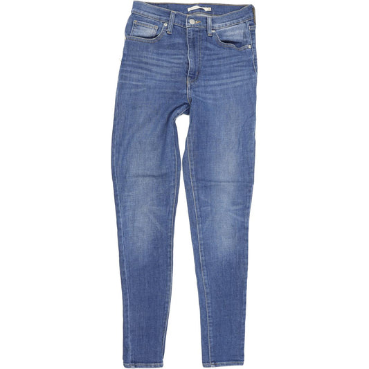 Levi's Mile High Super Women Blue Skinny Slim Stretch Jeans W28 L30