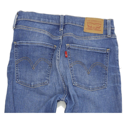 Levi's Mile High Super Women Blue Skinny Slim Stretch Jeans W28 L30