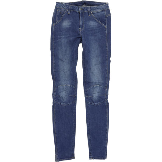 G-Star 5622 Women Blue Skinny Slim Stretch Jeans W28 L34