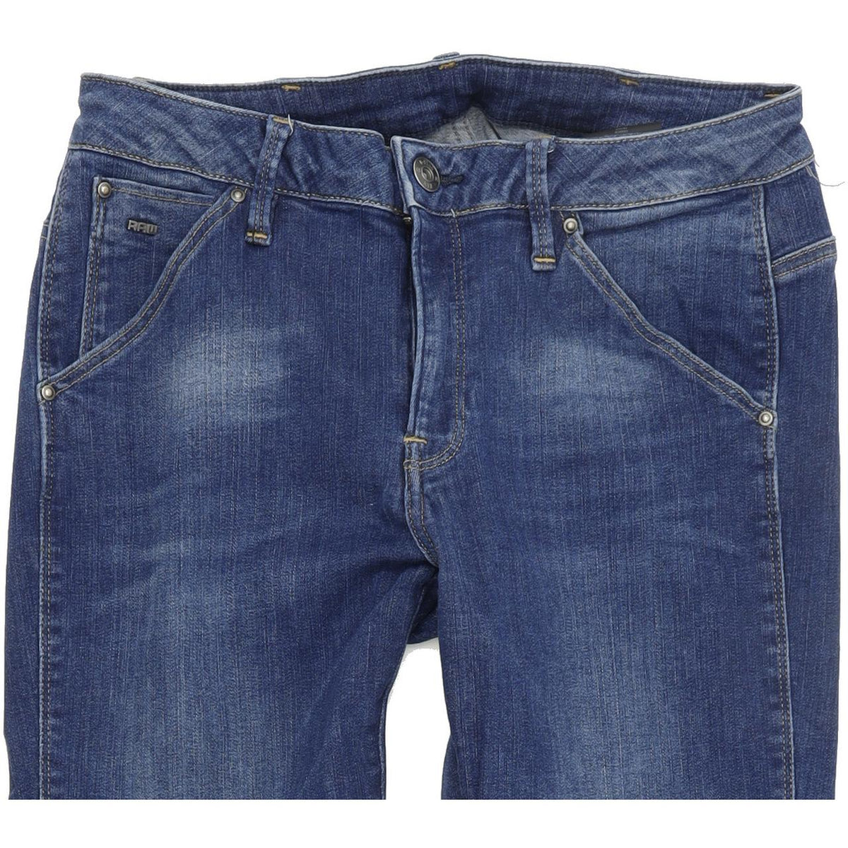 G-Star 5622 Women Blue Skinny Slim Stretch Jeans W28 L34