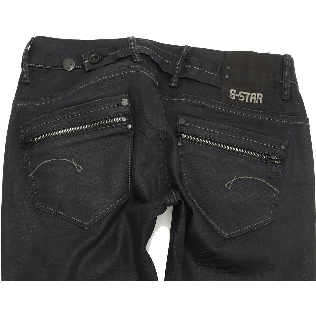 G-Star Corvet Women Blue Straight Regular Stretch Jeans W30 L32