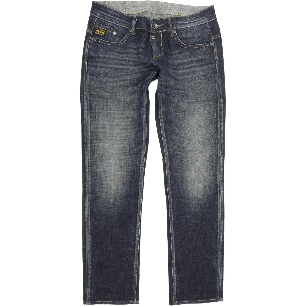 G-Star Midge Women Blue Straight Regular Stretch Jeans W31 L32