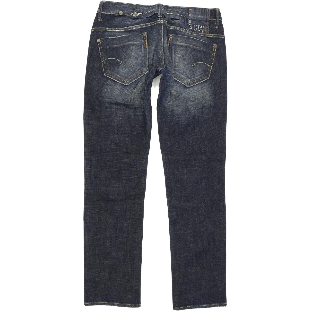G-Star Midge Women Blue Straight Regular Stretch Jeans W31 L32