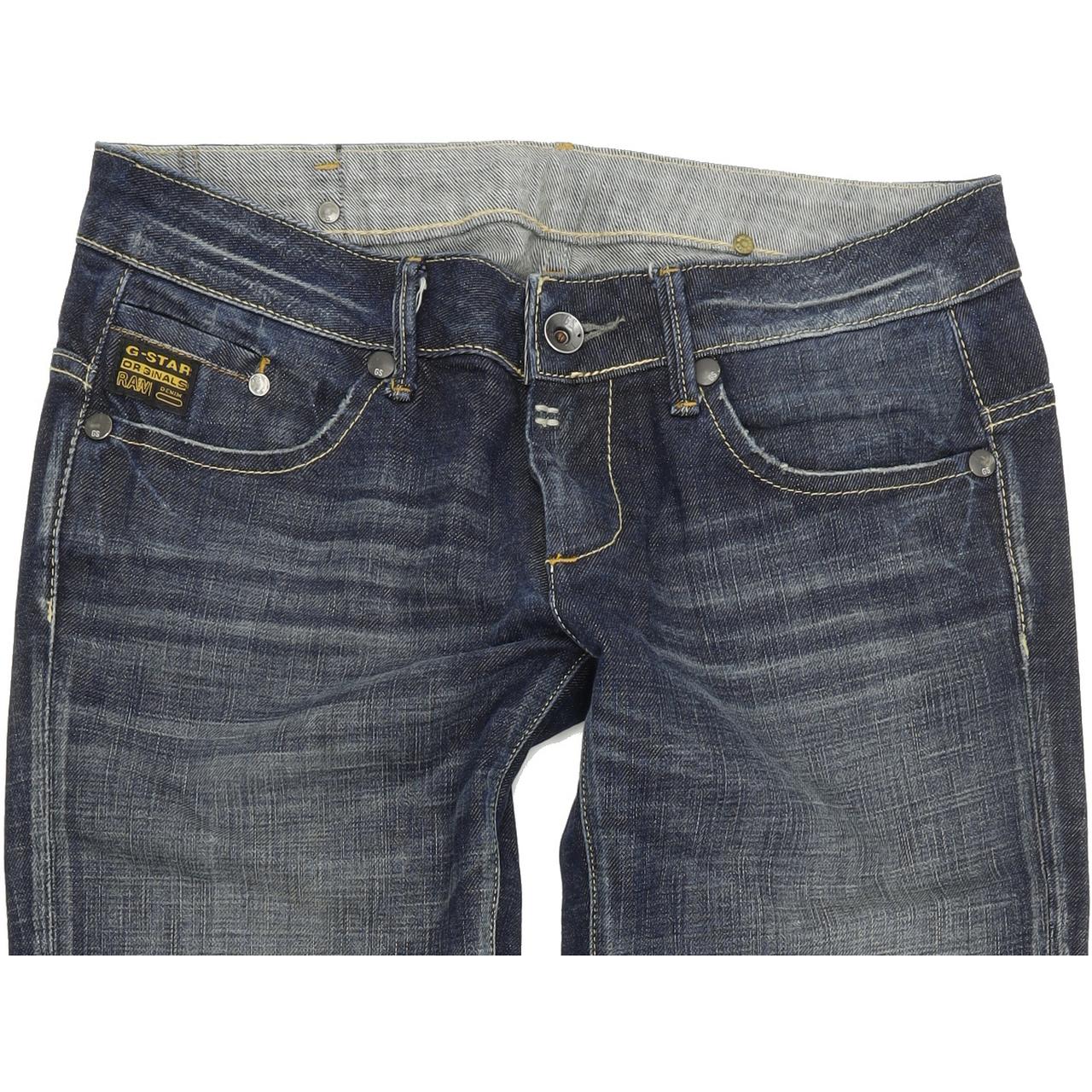 G-Star Midge Women Blue Straight Regular Stretch Jeans W31 L32
