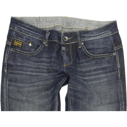 G-Star Midge Women Blue Straight Regular Stretch Jeans W31 L32