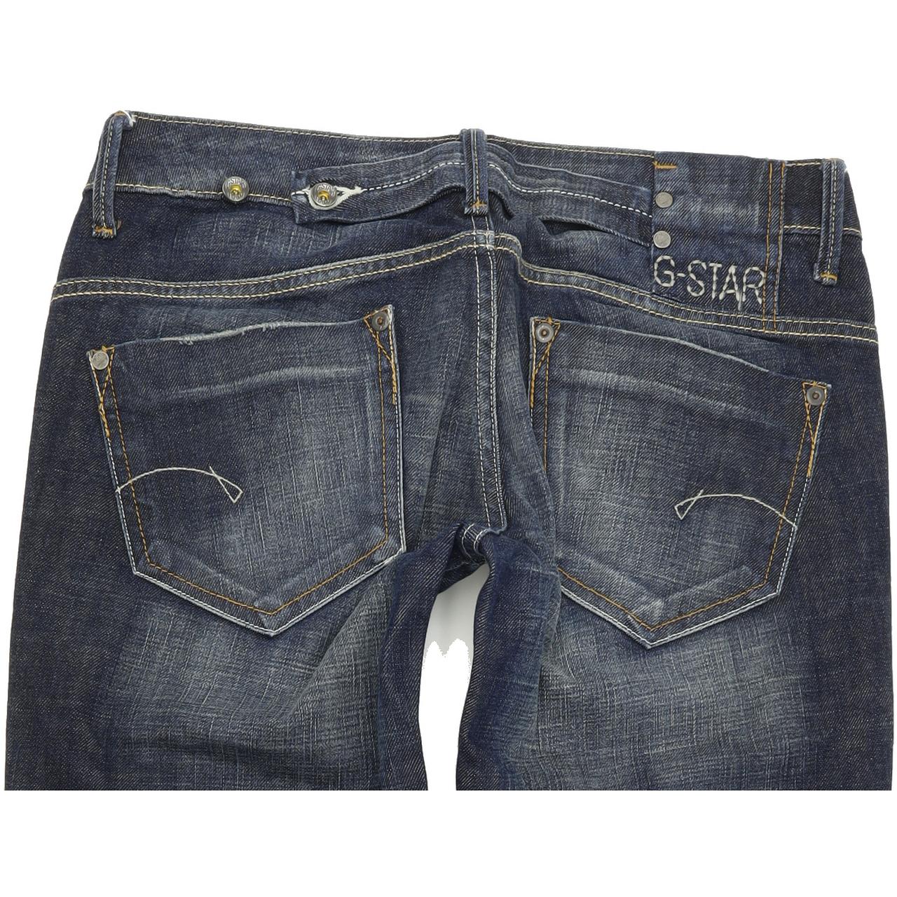 G-Star Midge Women Blue Straight Regular Stretch Jeans W31 L32