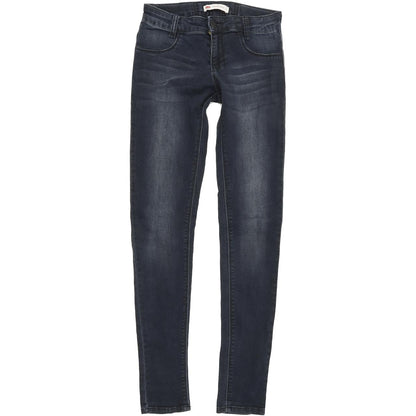 Levi's Kids 710 Super Women Blue Skinny Slim Stretch Jeans W24 L30