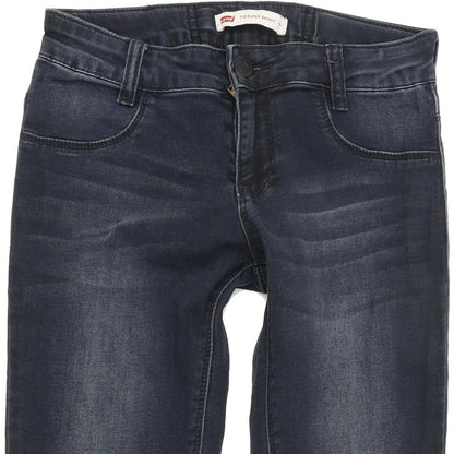 Levi's Kids 710 Super Women Blue Skinny Slim Stretch Jeans W24 L30