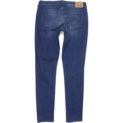 Levi's 711 Women Blue Skinny Slim Stretch Jeans W30 L32