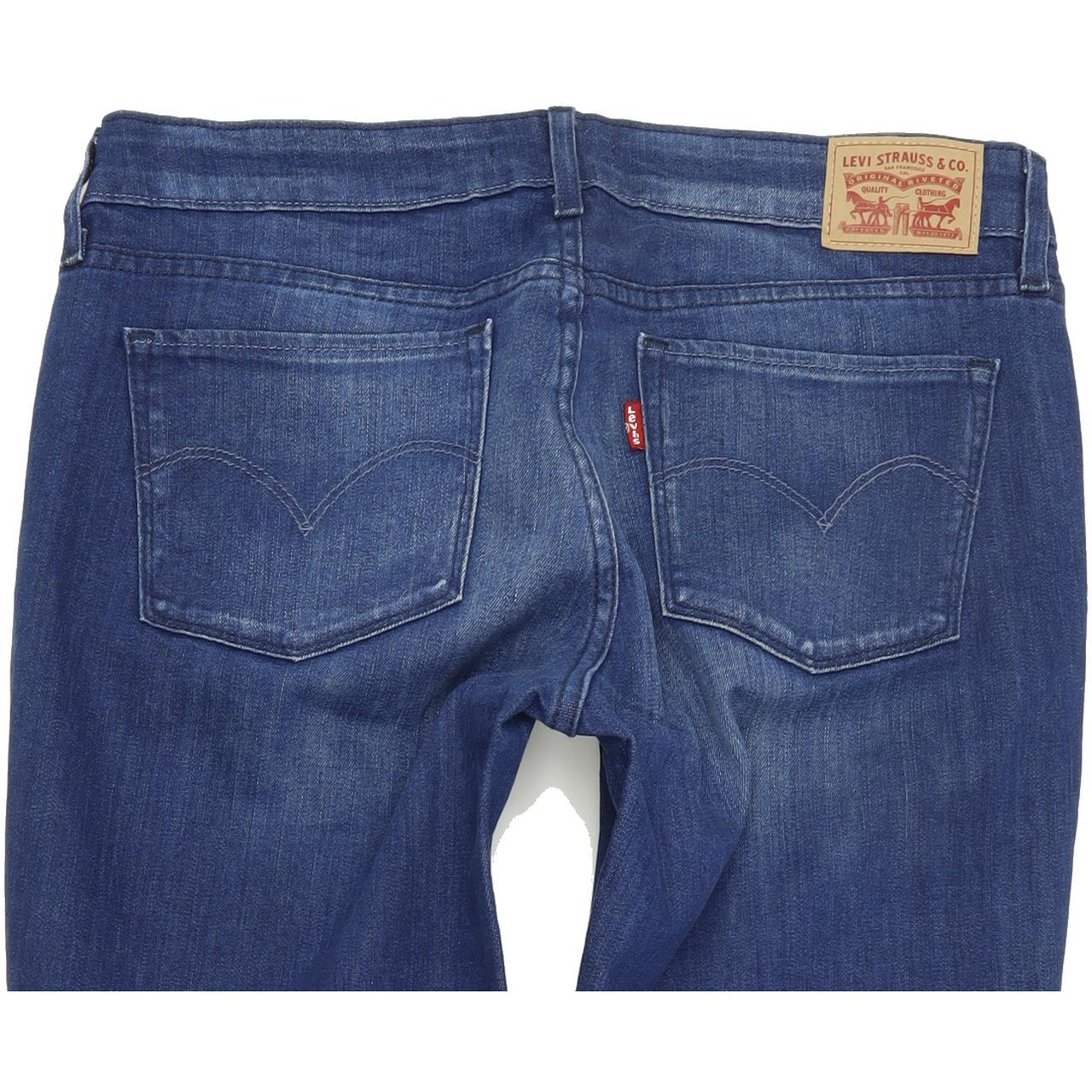 Levi's 711 Women Blue Skinny Slim Stretch Jeans W30 L32