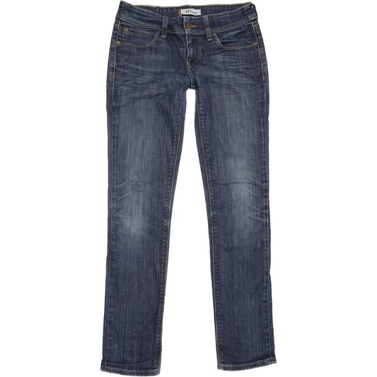 Levi's 571 Women Blue Straight Slim Stretch Jeans W30 L31