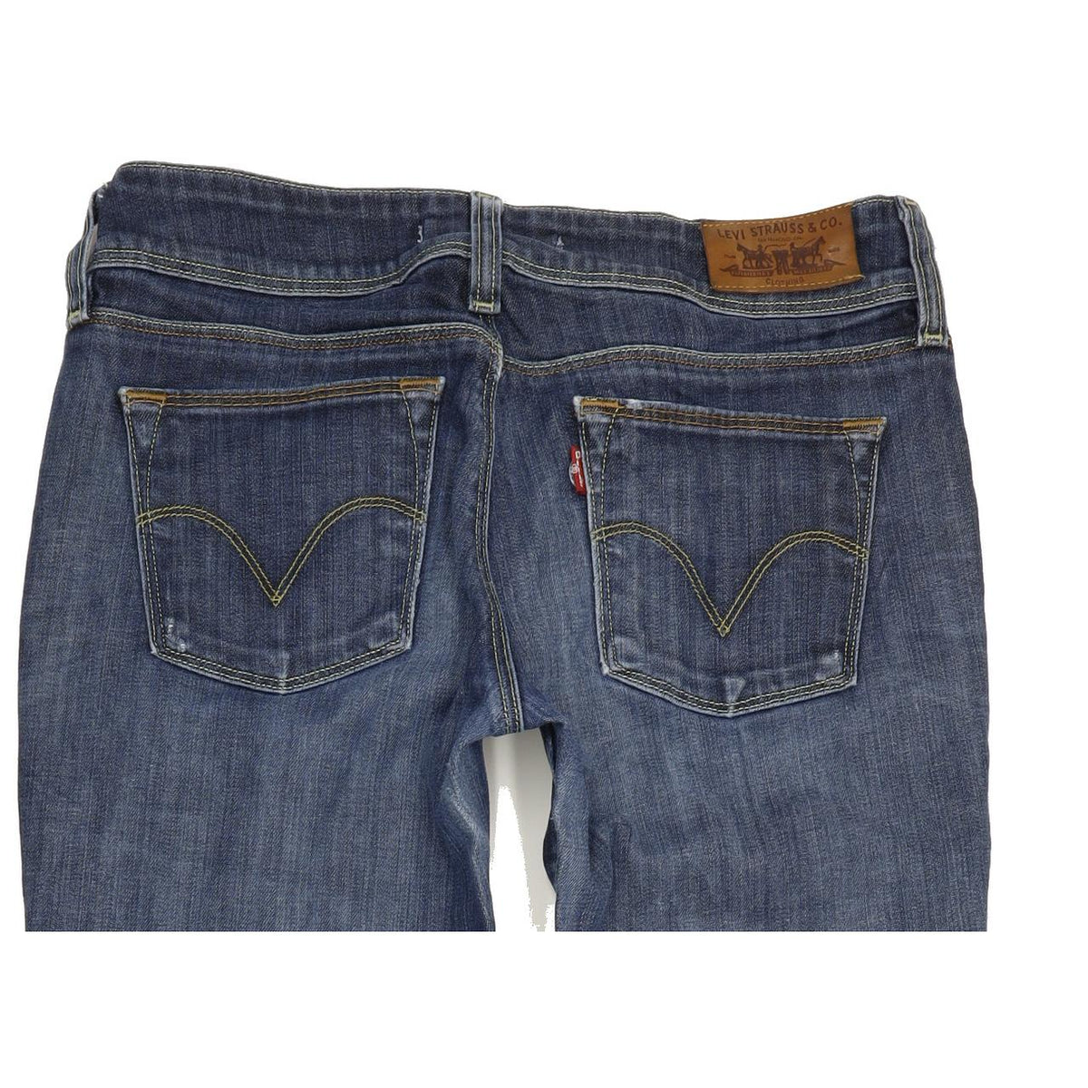 Levi's 571 Women Blue Straight Slim Stretch Jeans W30 L31