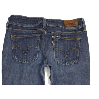 Levi's 571 Women Blue Straight Slim Stretch Jeans W30 L31