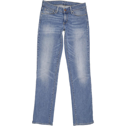 Levi's Demi Curve Women Blue Straight Slim Stretch Jeans W27 L31
