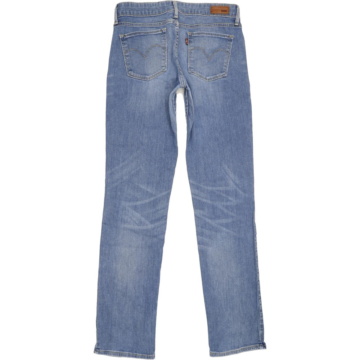 Levi's Demi Curve Women Blue Straight Slim Stretch Jeans W27 L31