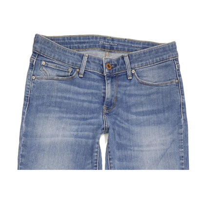Levi's Demi Curve Women Blue Straight Slim Stretch Jeans W27 L31