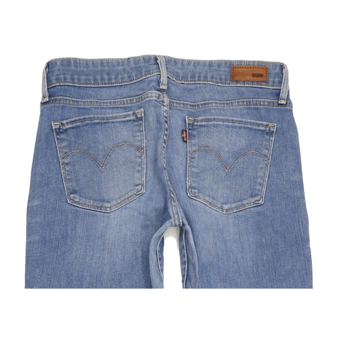 Levi's Demi Curve Women Blue Straight Slim Stretch Jeans W27 L31