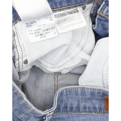 Levi's Demi Curve Women Blue Straight Slim Stretch Jeans W27 L31